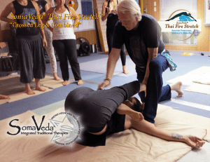 Ajahn Dr. Anthony B. James, demonstrating a complex SomaVeda® Thai Yoga Therapeutic Posture